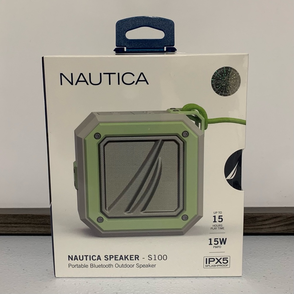 S100 Nautica Portable Bluetooth Outdoor Speaker-NIB